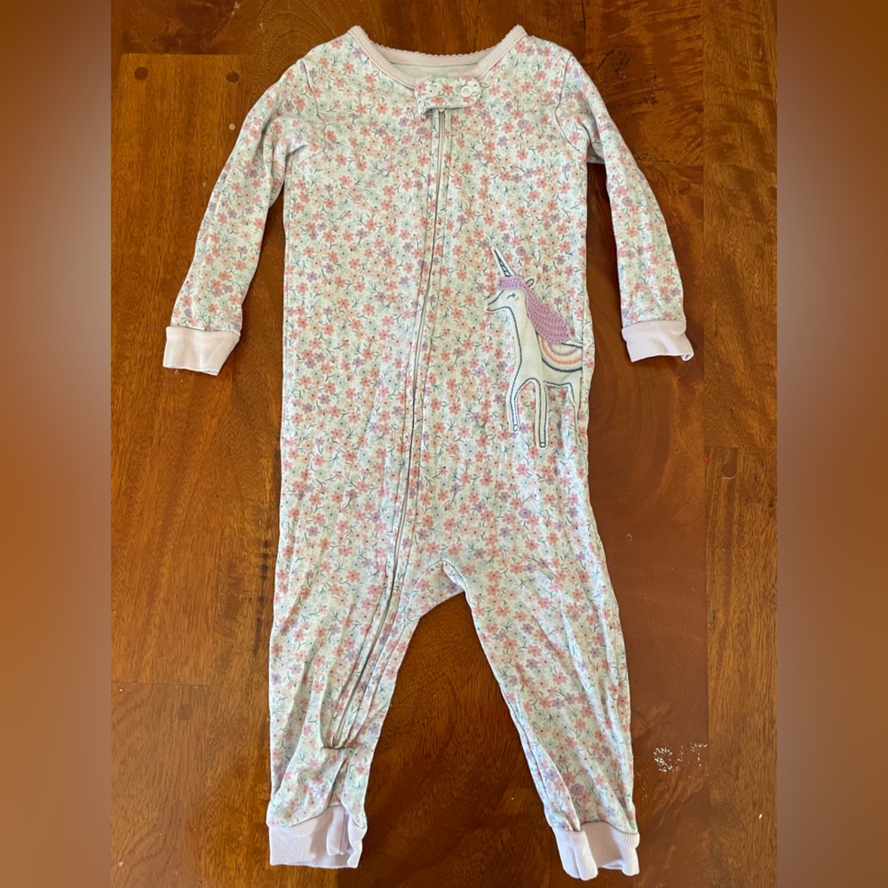 Unicorn footless PJs
